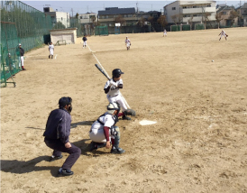 野球部の14歳 男の子